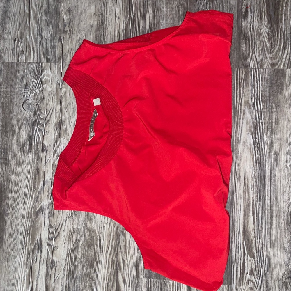 Red athleta top